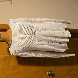 Kardashian Kollection Cream Sweater Size XL